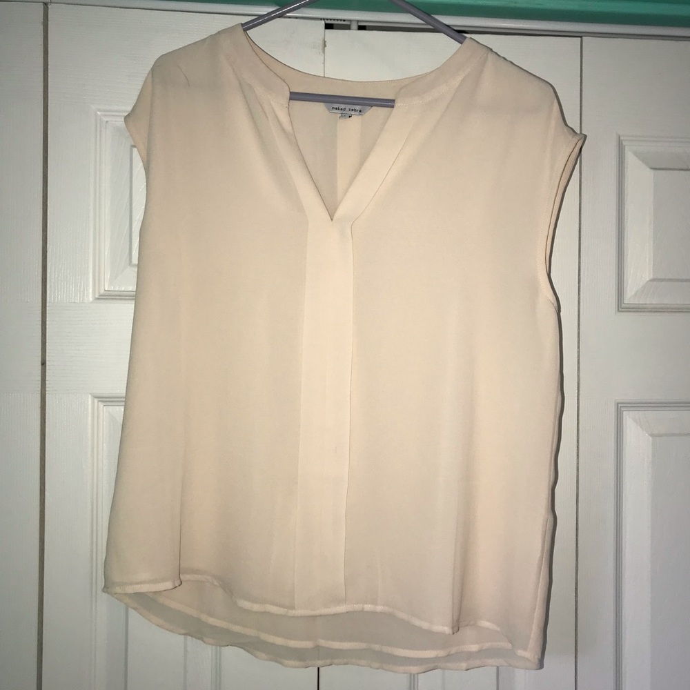Blush pink blouse